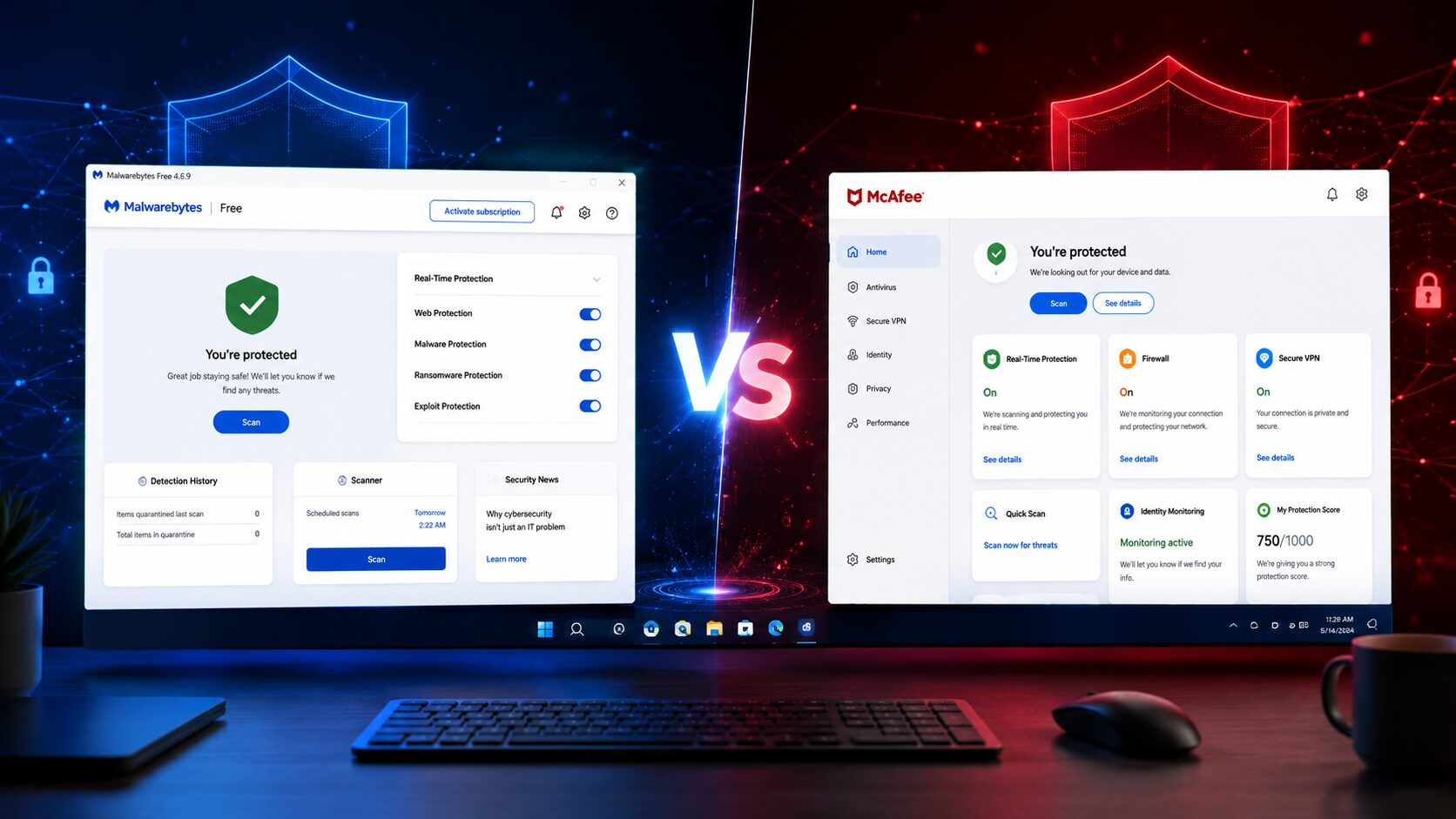 Malwarebytes vs McAfee: Which Antivirus Is Better?